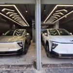 Modern automotive detailing studio in India showcasing premium Paint Protection Film installation, ceramic coating services, and advanced detailing technology