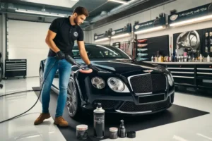 Professional automotive detailing business illustrating the journey from premium products to efficient processes and long-term business partnerships